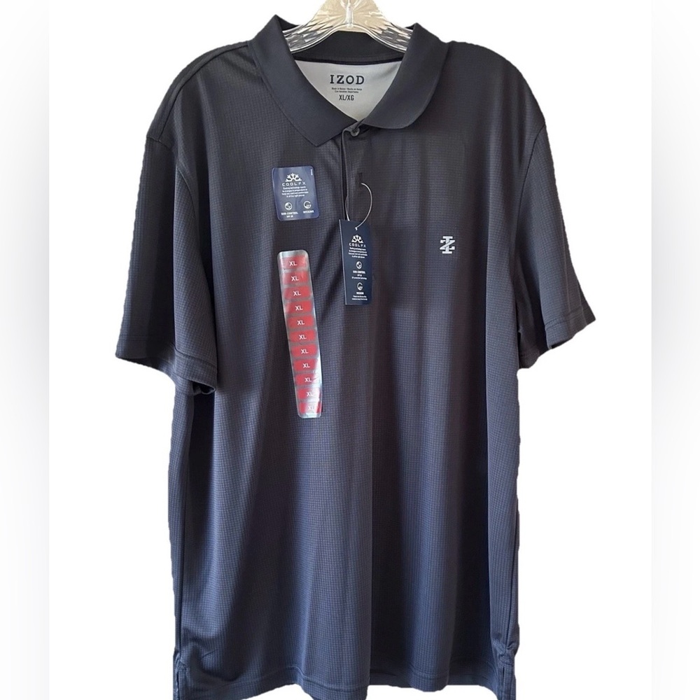 IZOD Men's Advantage Performance X-Large Cool FX Technology Solid Polo Shirt